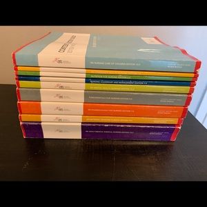 Nursing school book bundle used 2018 Fall to 2020 Fall.